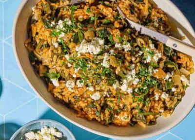 طرز تهیه اسفناج پلو؛ غذای مقوی و خوش رنگ و لعاب طرز تهیه اسفناج پلو؛ غذای مقوی و خوش رنگ و لعاب